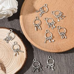 10 pz ciondoli in lega di zinco in stile tibetano&nbsp;TIBEP-YW0002-19