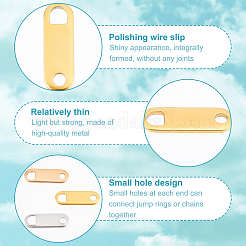 30 пара 3-х цветных цепочек из нержавеющей стали&nbsp;STAS-AR0001-34