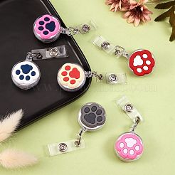8 pz 8 colori pvc zampa bobina badge&nbsp;AJEW-SZ0001-56