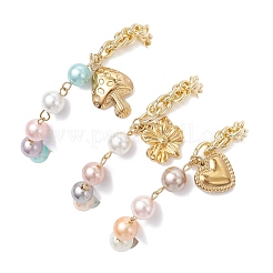 Браслеты с подвесками из нержавеющей стали 304 BJEW-JB12682