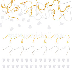 20 шт. 2 стиля 925 плоские серебряные швензы STER-TA0001-38