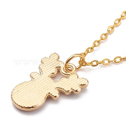 Colliers pendentif en émail en alliage thème noël&nbsp;NJEW-JN03313