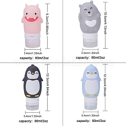 Креативные портативные силиконовые наборы для путешествий&nbsp;MRMJ-BC0001-02