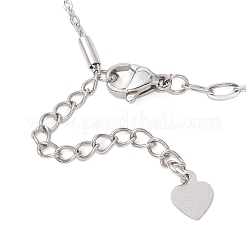 Изготовление браслета-цепочки со скрепками из нержавеющей стали 304&nbsp;AJEW-JB01518