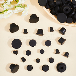 50 pz 5 stili tappi per fori in silicone&nbsp;AJEW-GF0011-62F