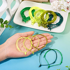 50шт 5 цвета нейлоновый шнур для изготовления браслета&nbsp;BJEW-TA00671