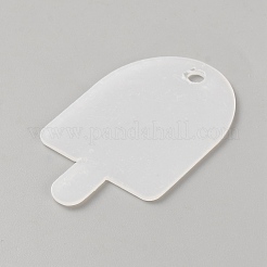 10 шт. прозрачные акриловые пустые подвески&nbsp;DIY-CJC0006-37