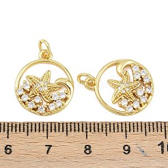 Латунные микро проложить кубического циркония подвески&nbsp;KK-D005-06D-G