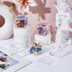 Прозрачный пластиковый кейс для минифигурок&nbsp;ODIS-WH0043-152E