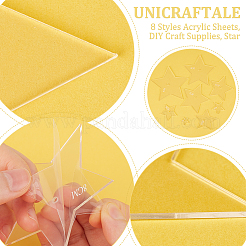 8 Stück Acrylplatten in 8 Stilen&nbsp;DIY-WH0622-148B