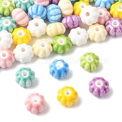 40шт 8 цвета фарфоровые керамические бусины ручной работы PORC-FS0001-21
