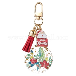 4 шт. 4 стиля рождественский прозрачный эпоксидный кулон украшение KEYC-JKC00936