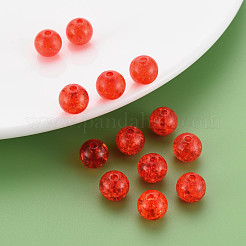 Прозрачных бусин акриловые треск MACR-S373-66C-N08