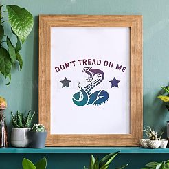 Grandi modelli di stencil per pittura da disegno riutilizzabili in plastica&nbsp;DIY-WH0202-054