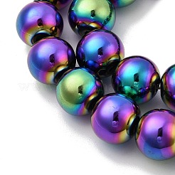 Гальванические нити из синтетических немагнитных гематитовых бусин G-H327-D02-05B