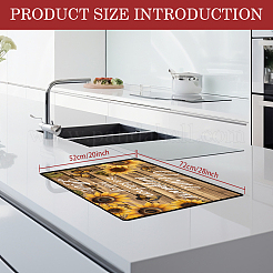 1 alfombrilla protectora de tela para cocina de inducción&nbsp;AJEW-GA0008-37C