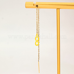 Минималистская резьба для сережек-гвоздиков из нержавеющей стали PL1727