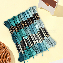 Полиэфирные нитки для вышивания&nbsp;OCOR-WH20074-13B-01B