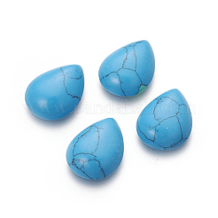 Synthetik Türkiscabochons&nbsp;LS-G-I214-D15-15x20mm