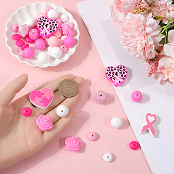 Пищевые экологически чистые силиконовые бусины SIL-SC0002-39