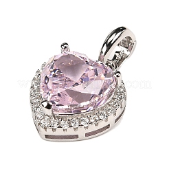 925 подвеска из стерлингового серебра с паве из кубических цирконий STER-C015-01B-02