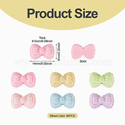 30 Stück undurchsichtige Harz-Decoden-Cabochons&nbsp;RESI-TADJ0001-13B