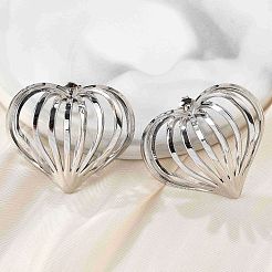 Серьги-гвоздики из нержавеющей стали 304 EJEW-D319-01P