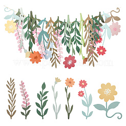 Бумажные цветочные подвесные баннеры DIY-WH20049-35