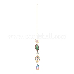 Ловцы солнца из латуни и хрусталя&nbsp;LS-HJEW-G018-04B-G