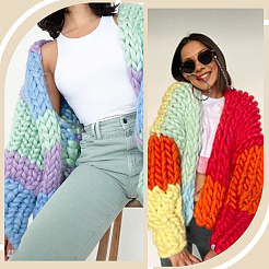 4 рулон мягкой пряжи для вязания крючком OCOR-SP0001-01E