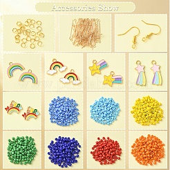 Радужный бисер&nbsp;DIY-FS0006-68