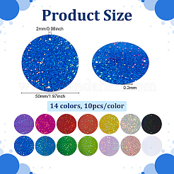 140 Stück 14 Farben PVC-Anschluss-Charms&nbsp;FIND-PH0023-25