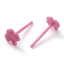 Серьги-гвоздики из экологически чистого пластика&nbsp;EJEW-H120-04A-02