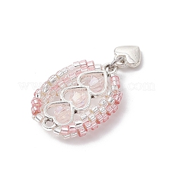 Подвески из стеклянных бусин в виде воздушных шаров&nbsp;PALLOY-MZ00662-02