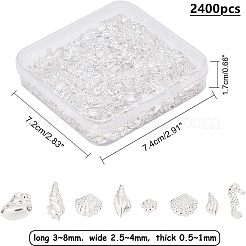 Кабошоны из сплава на тему океана&nbsp;MRMJ-OC0001-30S