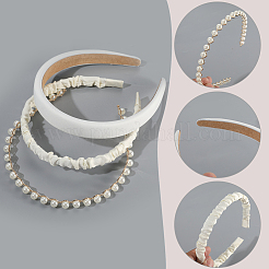 Элегантные тканевые резинки для волос AJEW-WH20033-045D