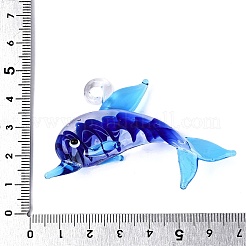 Gros pendentifs vernissées manuels&nbsp;LAMP-T023-14F