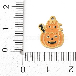 Эмалевые подвески из нержавеющей стали 304 на Хэллоуин FIND-I068-01G-05