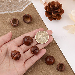 Открывающиеся деревянные подвески WOOD-WH0001-08