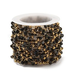 Chaînes de perles faites à la main en acier inoxydable 304&nbsp;CHS-P017-A03-G