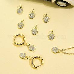 20 ciondoli in ottone con micro pavé di zirconi cubici&nbsp;ZIRC-SZ0005-27
