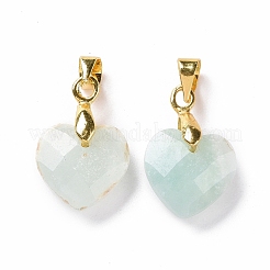 Природные подвески амазонит&nbsp;G-C023-07F