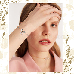 10 шт. латунная цепочка-слайдер для изготовления браслета&nbsp;AJEW-BBC0002-53P