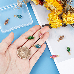 8 шт. подвески из нержавеющей стали 304 двух цветов&nbsp;STAS-UN0027-64