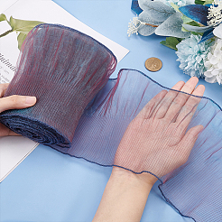 6 ярд лазерная плиссированная кружевная отделка из полиэстера&nbsp;OCOR-BC0006-11C