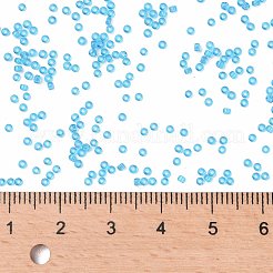 TOHOラウンドシードビーズ  日本製シードビーズ  （3b）透明なダークアクアマリン  15/0  1.5mm  穴：0.7mm  約135000個/ポンド&nbsp;SEED-TR15-0003B