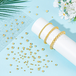 220 шт. 3 стиля латунных текстурированных бусин&nbsp;KK-ME0002-68G