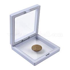 5 шт. квадратная прозрачная полиэтиленовая тонкая пленка подвесная коробка для ювелирных изделий CON-FS0001-19B