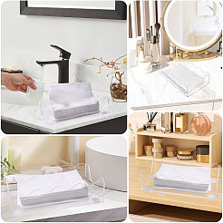 1 пакет акриловых салфеток коробка для хранения&nbsp;DIY-GL0006-18