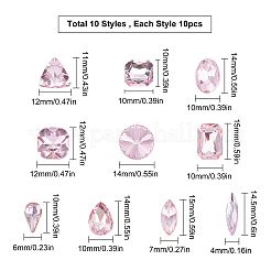 Similistein Cabochons Glas Strass&nbsp;RGLA-GF0001-07B